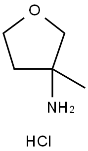 3-METHYLOXOLAN-3-AMINE HYDROCHLORIDE Structure