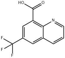 6-(TRIFLUOROMETHYL)QUINOLINE-8-CARBOXYLIC ACID Struktur