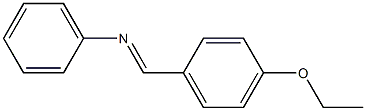 N-(4-ethoxybenzylidene)aniline Struktur