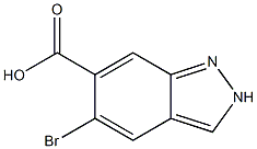 5-Bromo-2H-indazole-6-carboxylic acid Struktur