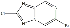 6-Bromo-2-chloro-[1,2,4]triazolo[1,5-a]pyrazine Struktur