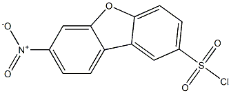 7-nitrodibenzo[b,d]furan-2-sulfonyl chloride Struktur