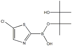 5-chlorothiazol-2-ylboronic acid pinacol ester Struktur