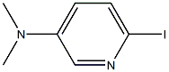 (6-Iodo-pyridin-3-yl)-dimethyl-amine Struktur