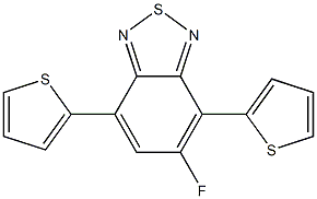 5-fluoro-4,7-di(thiophen-2-yl)benzo[c][1,2,5]thiadiazole Struktur