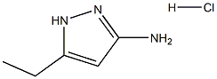 5-Ethyl-1H-pyrazol-3-amine hydrochloride Struktur