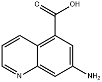 7-aminoquinoline-5-carboxylic acid Struktur