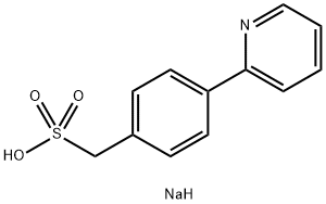 (4-(Pyridin-2-yl)phenyl)methane sodium sulfonate Struktur