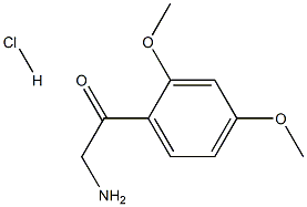 2-Amino-2',4'-dimethoxyacetophenone hydrochloride Struktur