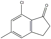 7-Chloro-5-methyl-1-indanone Struktur