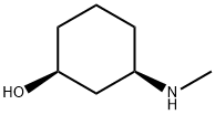 (1S,3R)-3-Methylamino-cyclohexanol Struktur