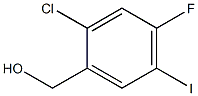 (2-Chloro-4-fluoro-5-iodo-phenyl)-methanol Struktur