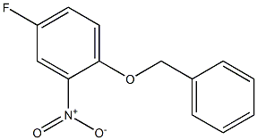 1-Benzyloxy-4-fluoro-2-nitro-benzene Struktur