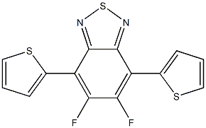 5,6-Difluoro-4,7-di(thiophen-2-yl)benzo[c][1,2,5]thiadiazol Struktur