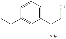 2-AMINO-2-(3-ETHYLPHENYL)ETHAN-1-OL Struktur