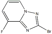 2-Bromo-8-fluoro-[1,2,4]triazolo[1,5-a]pyridine Struktur