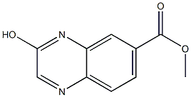 3-Hydroxy-quinoxaline-6-carboxylic acid methyl ester Struktur