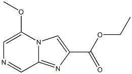 5-Methoxy-imidazo[1,2-a]pyrazine-2-carboxylic acid ethyl ester Struktur