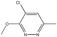 4-Chloro-3-methoxy-6-methyl-pyridazine Struktur