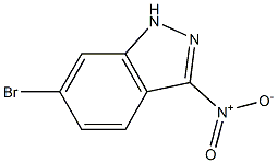 6-Bromo-3-nitro-1H-indazole Struktur