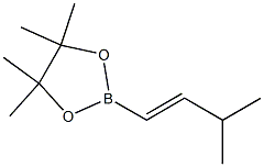 (E)-4,4,5,5-tetramethyl-2-(3-methylbut-1-enyl)-1,3,2-dioxaborolane Struktur