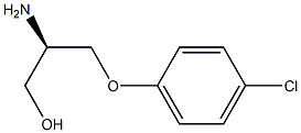 (R)-2-amino-3-(4-chlorophenoxy)propan-1-ol Struktur