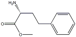 (R)-methyl 2-amino-4-phenylbutanoate Struktur