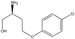 (S)-2-amino-4-(4-chlorophenoxy)butan-1-ol Struktur