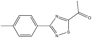 1-(3-p-tolyl-1,2,4-thiadiazol-5-yl)ethanone Struktur