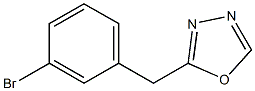 2-(3-bromobenzyl)-1,3,4-oxadiazole Struktur