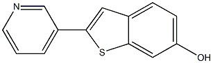 2-(pyridin-3-yl)benzo[b]thiophen-6-ol Struktur