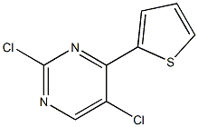 2,5-dichloro-4-(thiophen-2-yl)pyrimidine Struktur