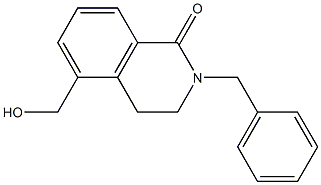 2-benzyl-5-(hydroxymethyl)-3,4-dihydroisoquinolin-1(2H)-one Struktur