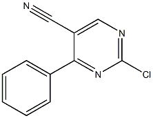 2-chloro-4-phenylpyrimidine-5-carbonitrile Struktur