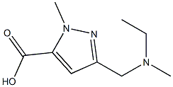 3-((ethyl(methyl)amino)methyl)-1-methyl-1H-pyrazole-5-carboxylic acid