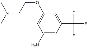 3-(2-(dimethylamino)ethoxy)-5-(trifluoromethyl)aniline Struktur