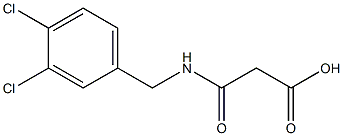 3-(3,4-dichlorobenzylamino)-3-oxopropanoic acid Struktur