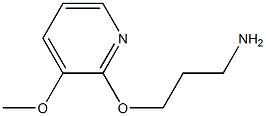 3-(3-methoxypyridin-2-yloxy)propan-1-amine Struktur