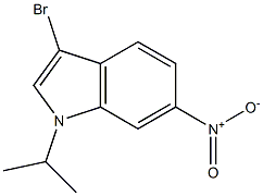 3-bromo-1-isopropyl-6-nitro-1H-indole Struktur