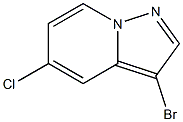 3-bromo-5-chloropyrazolo[1,5-a]pyridine Struktur