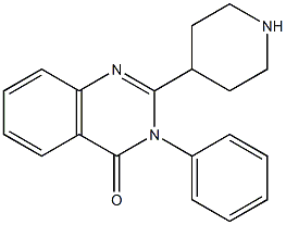 3-phenyl-2-(piperidin-4-yl)quinazolin-4(3H)-one Struktur