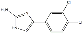 4-(3,4-dichlorophenyl)-1H-imidazol-2-amine Struktur