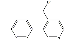 4-(bromomethyl)-3-p-tolylpyridine Struktur