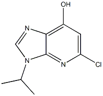 5-chloro-3-isopropyl-3H-imidazo[4,5-b]pyridin-7-ol Struktur