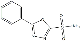 5-phenyl-1,3,4-oxadiazole-2-sulfonamide Struktur