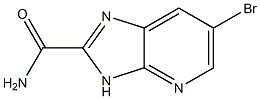 6-bromo-3H-imidazo[4,5-b]pyridine-2-carboxamide Struktur