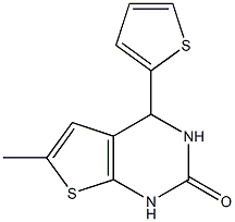 6-methyl-4-(thiophen-2-yl)-3,4-dihydrothieno[2,3-d]pyrimidin-2(1H)-one