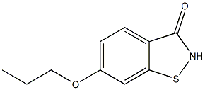 6-propoxybenzo[d]isothiazol-3(2H)-one Struktur