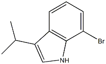 7-bromo-3-isopropyl-1H-indole Structure