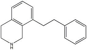 8-phenethyl-1,2,3,4-tetrahydroisoquinoline Struktur